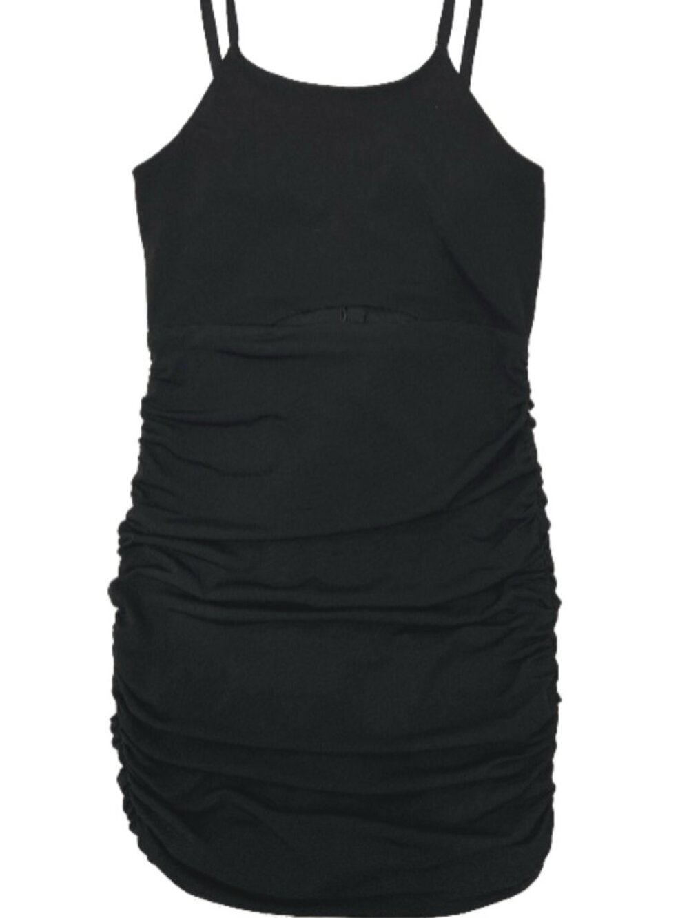 By Debra Black Ity Cutout Ruched Dress
